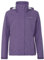 VAUDE Regenjacke Damen Escape Bike Light mulberry, wasserfeste Outdoor-Jacke, atmungsaktive Fahrradjacke mit Kapuze im Kragen, Klimaschonende Wanderjacke, 46