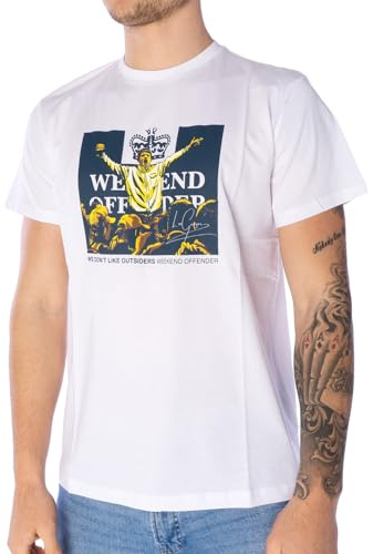 Weekend Offender Leo Gregory T-Shirt Herren weiß S