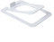 Sturdy Foundation, Compatible with Sanyun SW208 Bookshelf Speakers Desktop Speaker Stands (White)