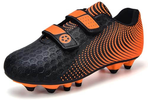 Football Boots Boys Football Shoes Kids Girls Astro Turf Athletics Outdoor | Soccer Trainers Training Shoes Sports Running Sneakers Non-Slip Unisex