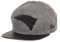 New Era New England Patriots NFL Two Tone Grau Schwarz Verstellbare 9Fifty Original Fit Snapback Cap - One-Size