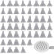 50Pcs Shower Head Nozzles Replacement Shower Head Replace Parts Silicone Shower Nozzle Silicone Nozzles Replacement Showerhead Spray Hole Silicone Nozzle for Shower Hole