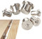 Dübelhilfe Holzdübe, Holzdübel 6/8/10/12mm Flachdübel Zentrierspitzen, Markierspitzen Dübel Zentrierstift Dübelsetzer Holzdübel Set Für Holzarbeiten Bohrwerkzeuge Dübelloch(massiv)