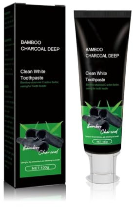 Bambou charbon de bois deep beauty tooth dentifrice; Nettoyer les taches de dents, blanchir les dents, enlever la mauvaise haleine; Soins dentaires dentifrice