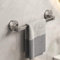 LNGFSH Porta Asciugamani Bagno Ventosa, Portasciugamani da Bagno, Porta Asciugamani Bagno Alluminio Resistente, Appendi Asciugamani Bagno (30cm,Grigio)