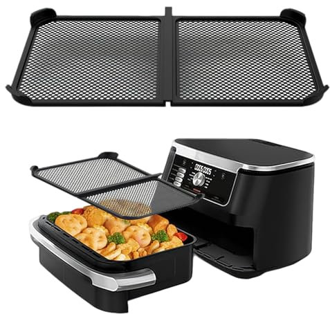 Silicone Splash Guard for Ninja Foodi Flexdrawer 10.4 L Hot Air Fryer Af500eu - Accessories for Ninja 500, Prevents Grease Splashes & Makes Cleaning Easier