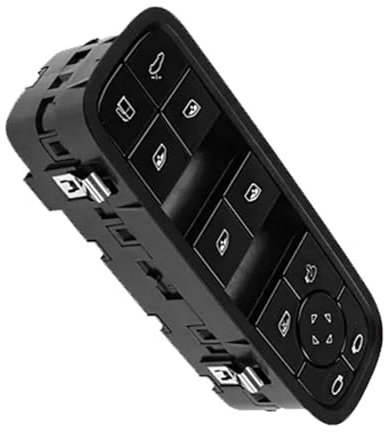 Botón de interruptor de control de ventana principal de coche 971959858H /Apto for Porsche Cayenne Panamera E-Hybrid 2017-
