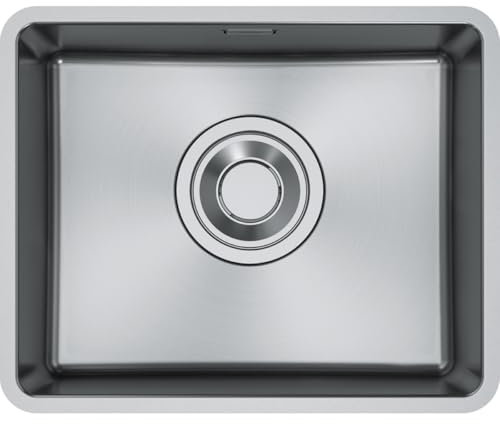 Franke Kitchen Sink Made of Stainless Steel (Brushed) with a Single Bowl Maris Quiet MQX 110-50 - 122.0694.477