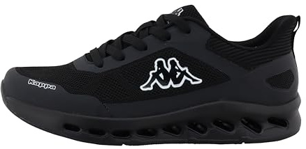 Kappa Herren 15K0331001 Sneaker, Black-Uni, 43 EU