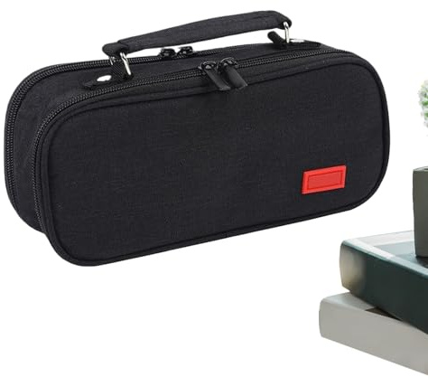 Trousse À Crayons avec Poignée Rangement Stylos Pochette Stylos Accessoires