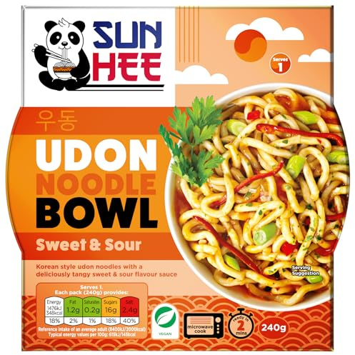 Sun Hee Sweet and Sour Udon Bowl 240g (Pack of 6)
