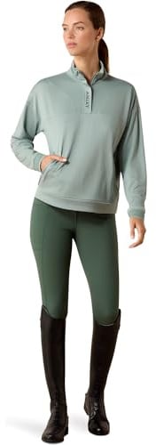 ARIAT 2026 Damen Breathe 1/2 Zip Pullover 10071807 - Chinois Green