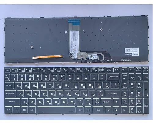 FANFAOZ Layout für Shanzhai für Dai für Shuo CK Wu für Kong 16T5 17T5 für Jing für Tan 17T6 Z15-8U X5 für Yao Laptop-Tastatur(Backlight RU)