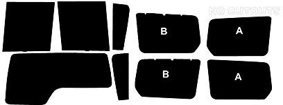 Pre Cut Rear Car Window 5% Tint Films for Land Rover Discovery 3 LR3 2004-2009