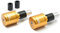 LSL Lenkergewichte Alu, gold, mit Logo, Ø14 & 18mm (Gold/gold)