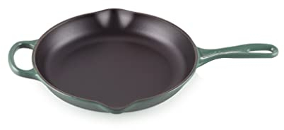 Le Creuset Enameled Cast Iron Signature Iron Handle Skillet, 10.25 (1-3/4 qt.), Artichaut