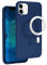 VECI iPhone 11 Magnetic Case, Compatible with MagSafe Accessories, Soft Touch Silicone (iPhone 11, Navy Blue)