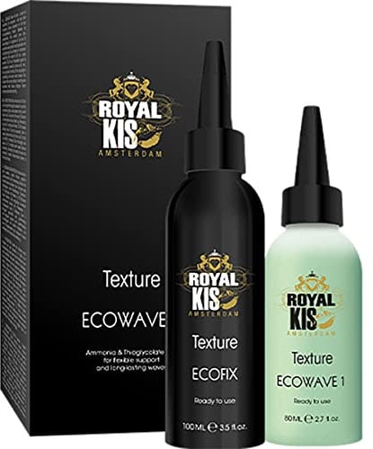 Royal KIS EcoWave 0 Dauerwellenbehandlung - geschlossenes, schweres Haar - Dauerwellen Flüssigkeit - ohne Ammoniak und Thioglykolat