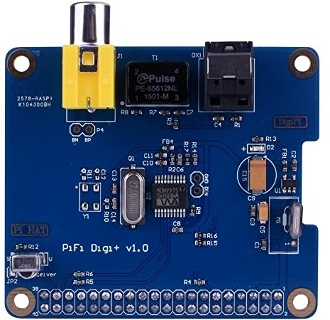 Fasizi Carte son numérique HIFI DiGi+ I2S SPDIF fibre optique RCA pour Raspberry Pi 3 2 modèle B B+