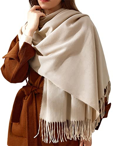 Einaily Damen Schal Kariert übergroßer Winter Schal Quadratisch Deckenschal Herbstschal Karo Tartan Streifen Plaid Muster XXL Oversized Fransen Poncho 40+ Farben Frauen Schals Weich Warm Strickschal