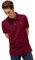 Polo Club - Polo Hombre | Manga Corta | 100% Algodón Piqué | Cierre 3 Botones | Logo Bordado Contraste | Regular Fit | Combina con Chinos o Vaqueros, Rojo Granate, M