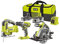 Ryobi - ONE+ Werkzeugset 3 Stück & 2 Akkus: Bohrschrauber 40Nm + Kreissäge 150mm + Pendelstichsäge + 1x Akku 2,0Ah und 1x Akku 4,0Ah + 1x Ladegerät - R18DDJSCSP-242S