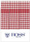 Ross 3er Pack Baumwoll-Geschirrtücher Bauernkaro rot, 50x70 cm