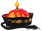 JOINPAYA Chinesische Orientalische Chinesischer Hut Im Alten Stil Cosplay Chinesischer Hut Kaiserhut Der Qing-dynastie Chinesischer Hut Mit Zopf Chinesischer Kaiserhut Abschlussball China