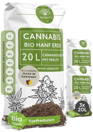 Bio Cannabis Erde 60 L - Mit Perlite
