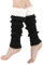KGDUYC Stulpen für Damen Damen Ballettstulpen mit Fersenlöchern, Ballett-Yoga-Stulpen, Leggings, Stützstrümpfe (schwarz plus Fleece)