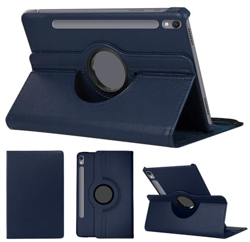 SWEIMEN Étui Rotatif pour Samsung Galaxy Tab S9 Tablette Housse de Protection avec Réveil Automatique Rotation Coque
