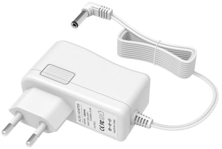 Ladegerät kompatibel mit Vorwerk Kobold VC100 Ersatz für KSAA1200050W1EU / 48513, Ladekabel für Staubsauger, Weiß