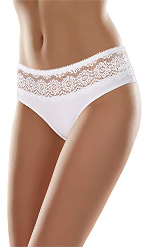 Merry Style Damen Slip MSGAB21 (Weiß, 42 (Herstellergröße: XL))