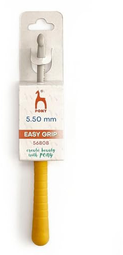 Pony Easy Grip Crochet Hook Aluminium 5.5mm - 1pc