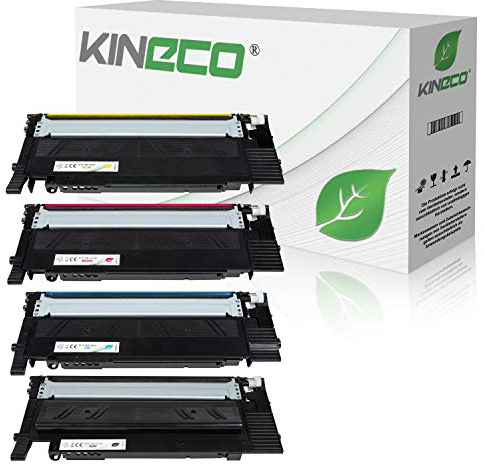 Kineco 4X Toner ersetzt CLT-P404C CLT-K404S CLT-C404S CLT-M404S CLT-Y404S Multipack für Samsung Xpress SL C480FW C480W