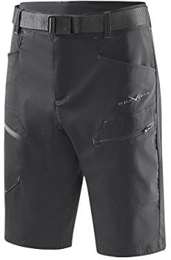 Black Crevice Herren Trekking Shorts, schwarz, L