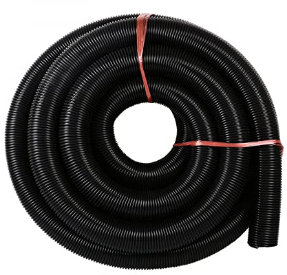 ARKEM Accessori Per Aspirapolvere, Diametro Interno 40 mm, Tubo Di Aspirazione Filettato, Tubo Universale Per Aspirapolvere (Colore: Nero)