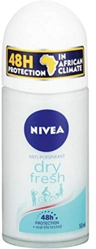 NIVEA Women Deo Roll-on Dry Fresh - 48 Stunden Schutz - 6er Pack (6 x 50 ml)