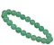 ELEDORO echtes Edelstein Perlen Armband - Natürliche Chakra Power Steine, Stretch Design, 8mm (Aventurin grün)