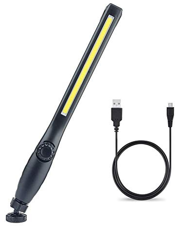 TEMPO DI SALDI Lampada Led Portatile Ricaricabile USB Da Lavoro Con Base Magnetica Pieghevole