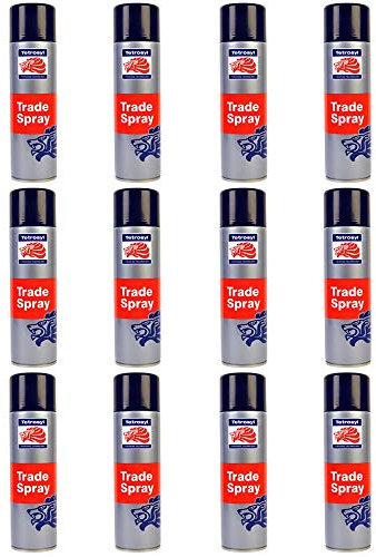 Tetrosyl ATS015 Trade Spray Paint Gloss Black 500ml x 12
