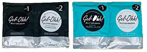 Avry Beauty Jelly Spa Pedicure Set Gel-Ohh Combo (CHARCOAL & PEARL GLOW)