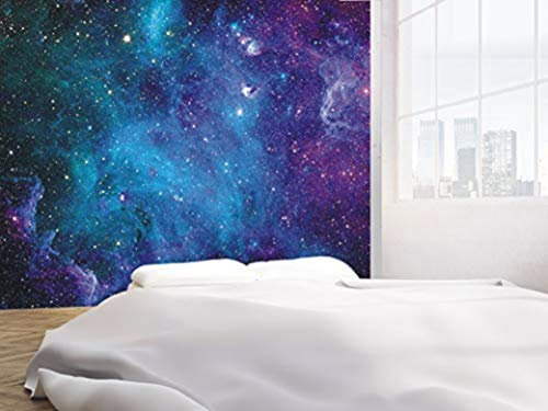 vgoltd Wallpaper Galaxy Stars Wall Mural Space Photo Wallpapers for Living Room Bedroom & Dining Room (220gsm Premium, XXXL 350cm Wide x 240cm High) (46112002)