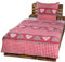 Protex 4-TLG Warme Winter Bettwäsche 2xBettbezug 135x200 2xKissenbezug 80x80 Flausch Fleece Landhaus