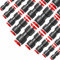 Pronese Pneumatische Luftleitungsarmaturen aus Kunststoff, Schnellspanner, 4/6/8/10/12 mm, gerade Druckverbinder für 5/32 1/4 5/16 3/8 1/2 Rohr, 2-Wege-Push-to-Connect-Armaturen-Set, 70 Stück