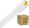 LEDKIA LIGHTING 10er Pack LED-Röhren T8 G13 Glas 150 cm Einseitiger Anschluss 22W 120lm/W No Flicker 4000K Neutralweiß Nein
