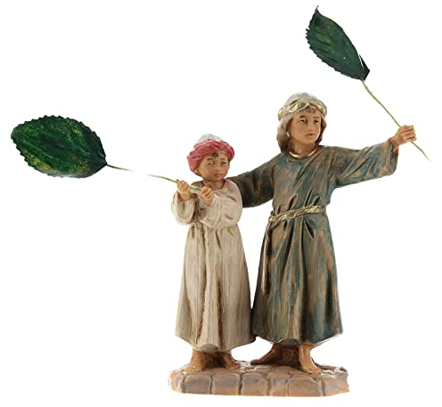 Holyart Bambini con Palme 12 cm Fontanini