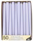 Papstar Leuchterkerzen Ø 2,2 cm, 25 cm flieder 89146 Spitzkerzen Stabkerzen Halterkerzen, 100 Stück