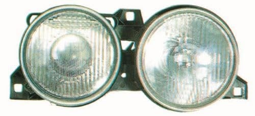 Scheinwerfer H1/H1 Ohne Stellmotor Silber Rechts Kompatibel mit BMW E30 Cabrio 87-93 von Autoteile Gocht