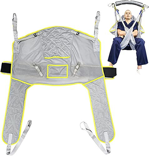 KAOSMX Imbracatura per Sollevatore Disabili,Imbracatura per Sollevatore Disabili Fino a 230 kg, Imbracatura per Disabili Large